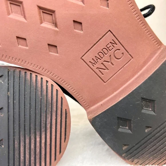 Madden NYC Leo Black Denim Lace Up Oxfords Loafer Men's Size US7/ Euro39.5/Mex25 - Picture 9 of 10